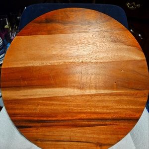 Lazy Susan acacia wood